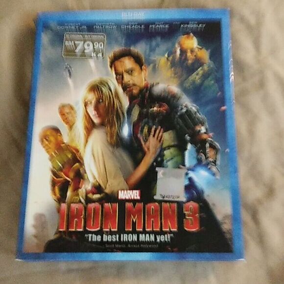 Iron Man 3 Blu Ray Pre Owned - Picture 1 of 4